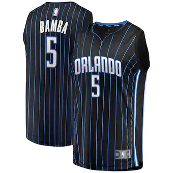 youth fanatics branded mohamed bamba black orlando magic 20-416